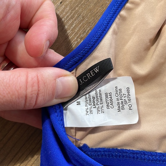 J Crew swim. Scalloped bikini. - Picture 6 of 7